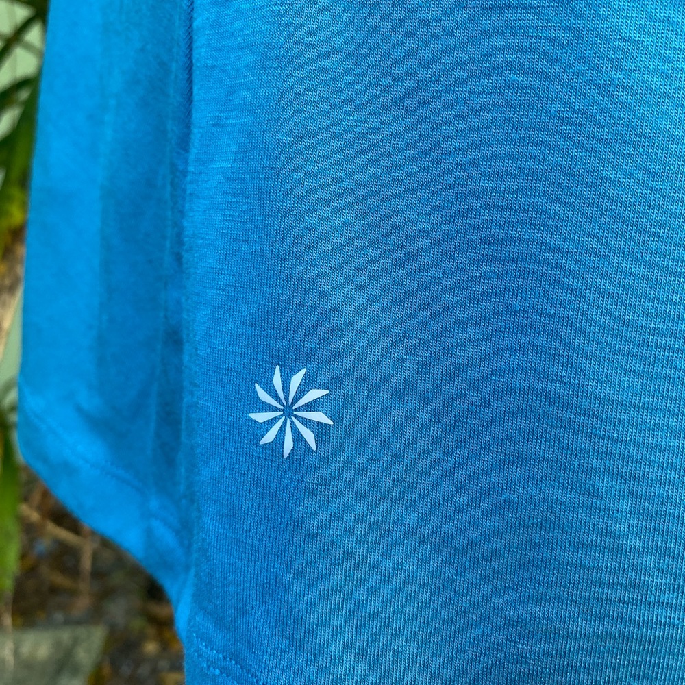 Athleta Teal Twist Workout Tank - Picture 4 of 9